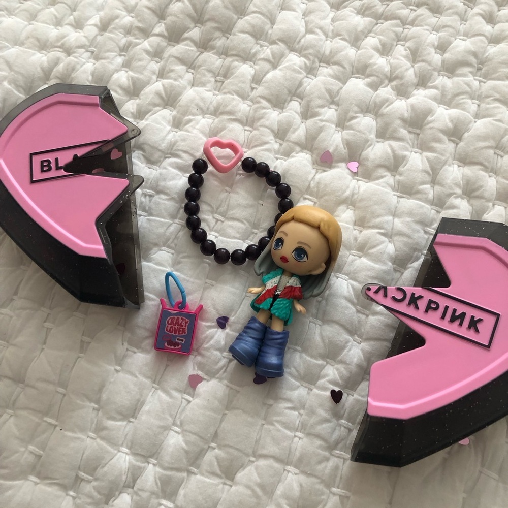 Pink and Black Doll Playset with Accessories LISA
